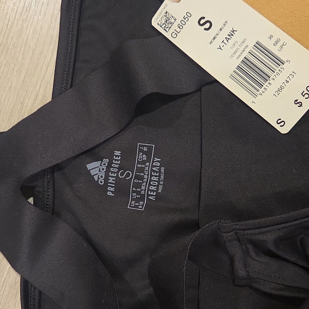 NWT Adidas Aeroready Y Tank Tennis Top - Picture 3 of 3